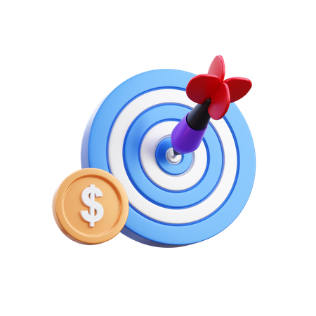 Finanzielles Ziel  3D Icon