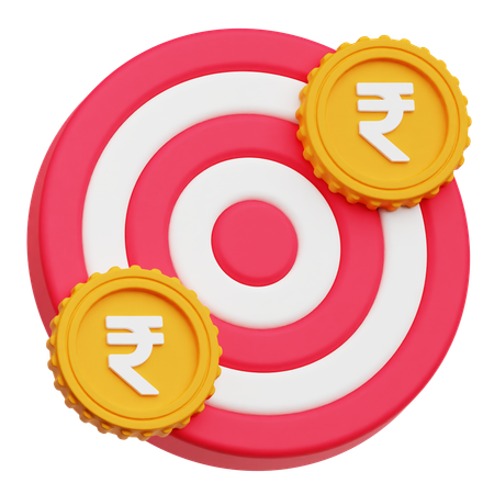 Finanzielles Ziel  3D Icon