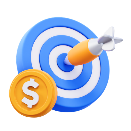Finanzielles Ziel  3D Icon