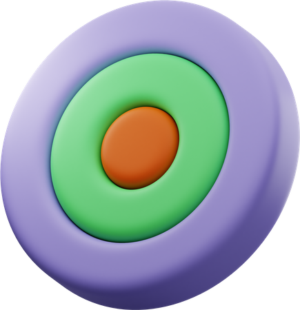 Finanzielles Ziel  3D Icon