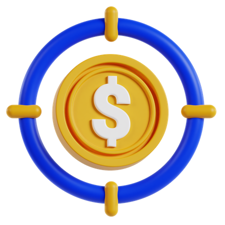 Finanzielles Ziel  3D Icon