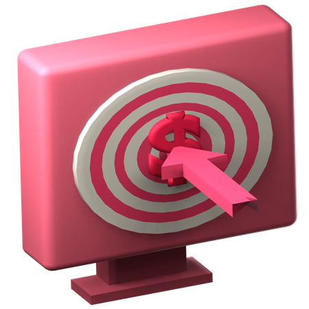 Finanzielles Ziel  3D Icon