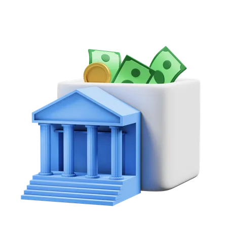 Finanzierung  3D Illustration