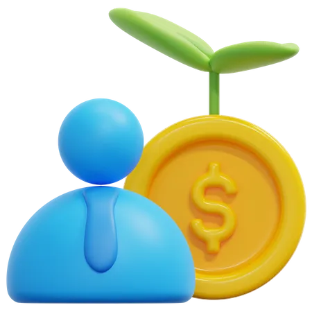 Finanzinvestor  3D Icon
