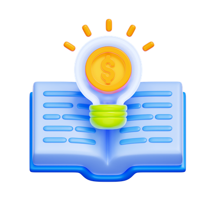 Finanzielle Bildung  3D Icon