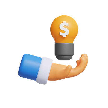 Finanzlösung  3D Icon