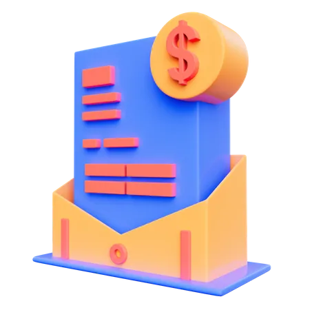 Finanzmail  3D Icon