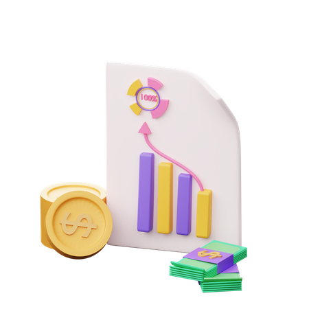 Finanzverwaltung  3D Illustration