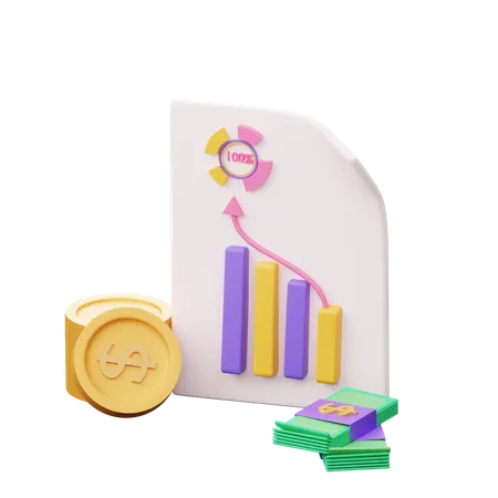 Finanzverwaltung  3D Illustration