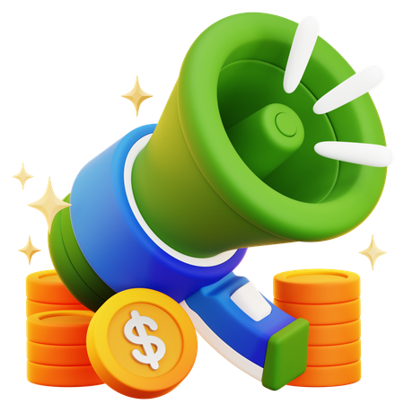 Finanzmarketing  3D Icon