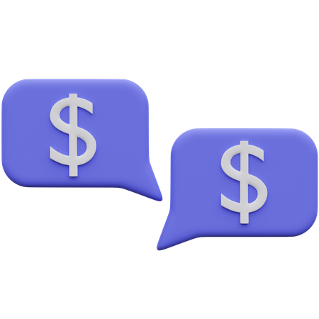 Finanzielle Nachricht  3D Icon