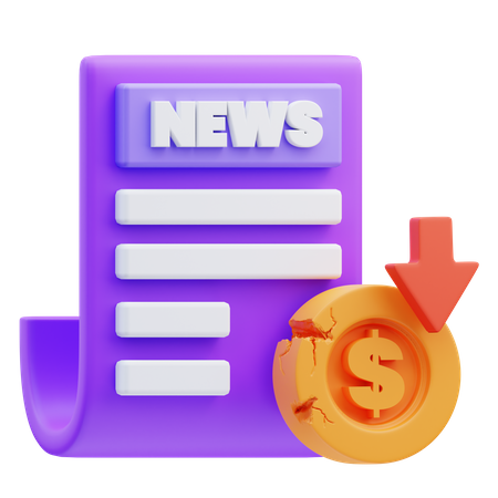 Finanzen Nachrichten  3D Icon
