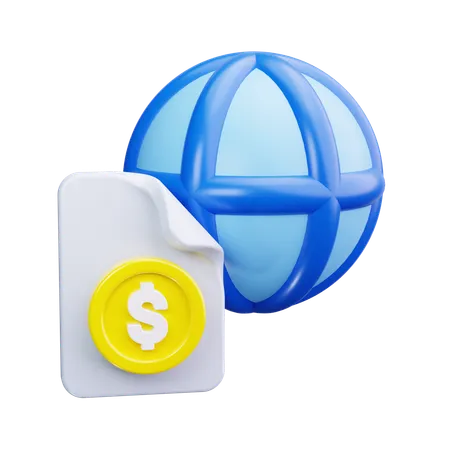 Finanznetzwerk  3D Icon