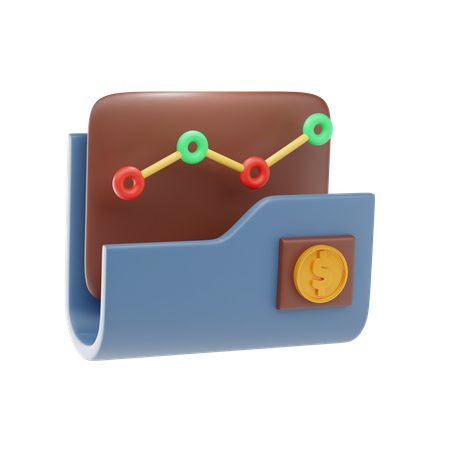 Finanzmappe  3D Icon