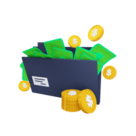 Ordner „Finanzen“  3D Icon