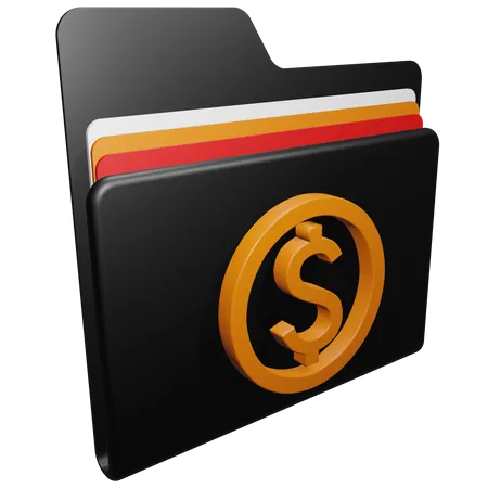 Finanzmappe  3D Icon