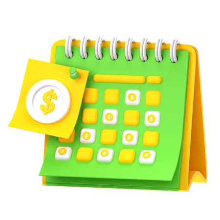 Finanzplan  3D Icon