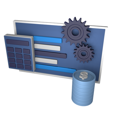 Finanzplanung  3D Icon