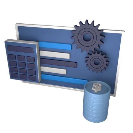 Finanzplanung  3D Icon