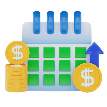 Finanzplanung  3D Icon