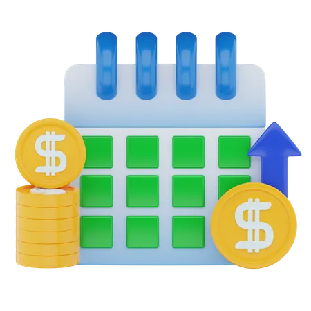 Finanzplanung  3D Icon