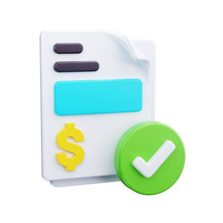 Finanzprüfung  3D Icon