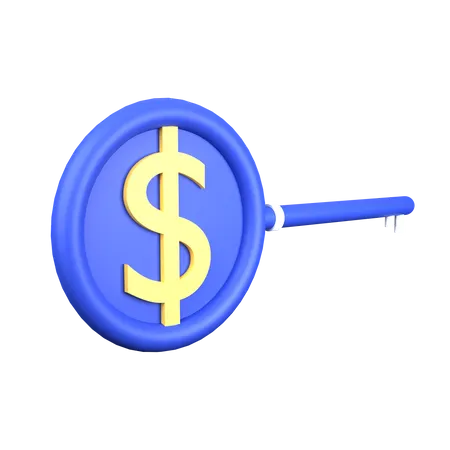 Finanzschlüssel  3D Icon