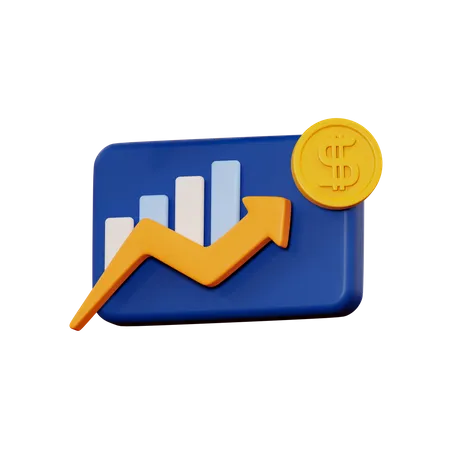 Finanzstatistik  3D Icon