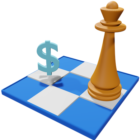 Finanzstrategie  3D Icon