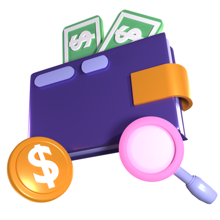 Finanzsuche  3D Icon