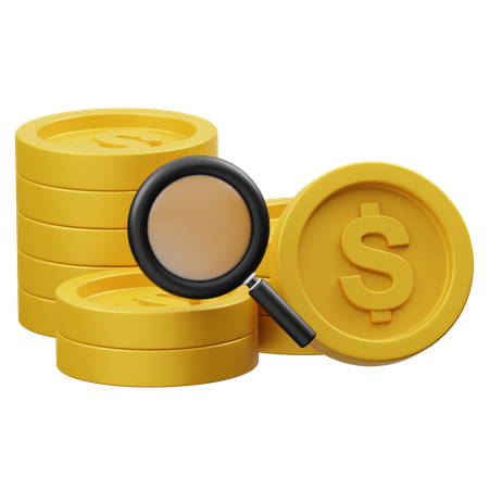 Finanzsuche  3D Icon