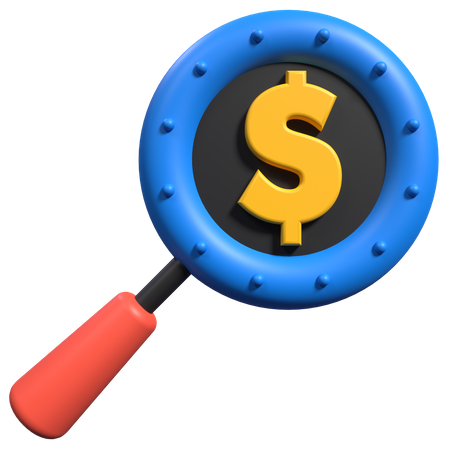 Finanzsuche  3D Icon