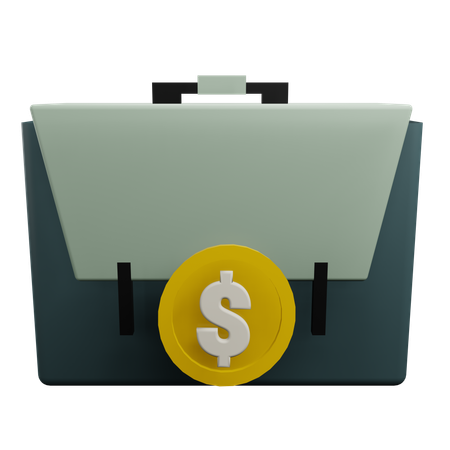 Finanztasche  3D Icon