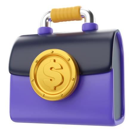 Finanztasche  3D Icon