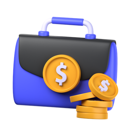 Finanztasche  3D Icon