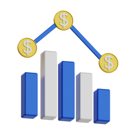 Finanzwachstum  3D Icon