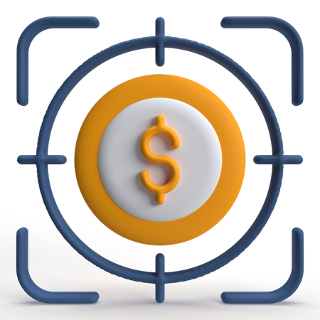 Finanzziel  3D Icon