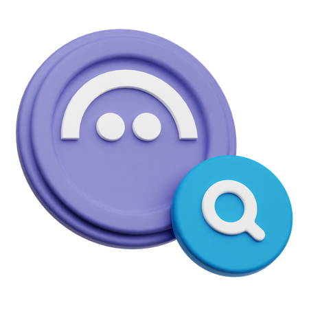 Aaveを見つける  3D Icon