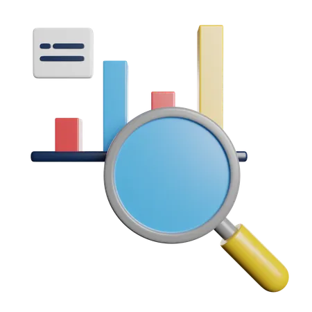 Find Analysis Chart  3D Icon