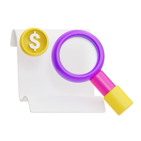 Find Bill  3D Icon