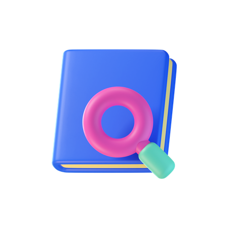 Find Book  3D Icon