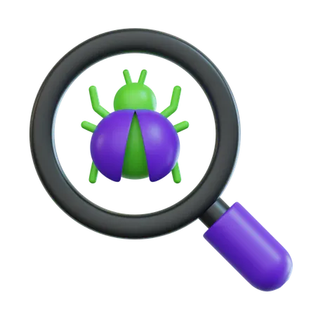 Find Bug  3D Icon