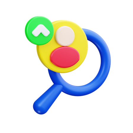 후보자 찾기  3D Icon