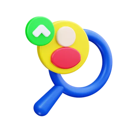 후보자 찾기  3D Icon