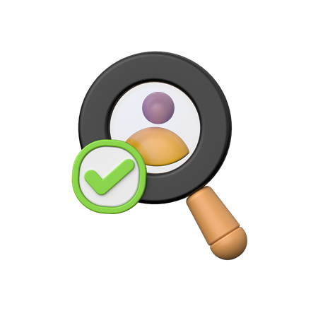 Find Candidate  3D Icon