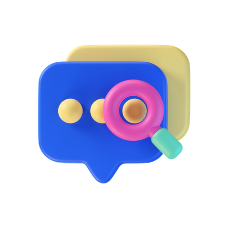 Find Chat  3D Icon