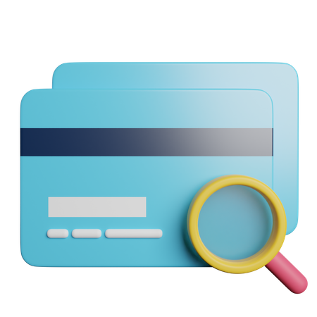Find Credit Card  3D Icon