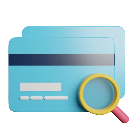 Find Credit Card  3D Icon