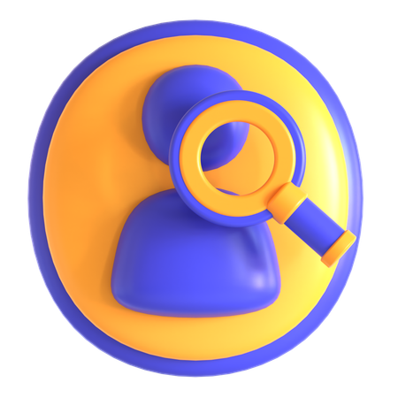 顧客を探す  3D Icon