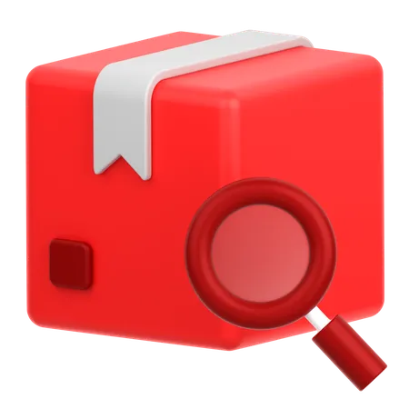 배달 상자 찾기  3D Icon